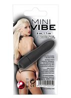 Чёрная вибропуля Mini-Vibe (8,2 см)