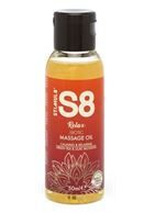 Массажное масло S8 - Massage Oil Relax с ароматом зеленого чая и сирени (50 мл)