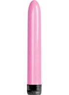 Розовый классический вибратор Super Vibe (17,2 см)