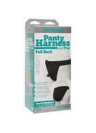 Трусики с плугом Vac-U-Lock Panty Harness with Plug Full Back - S/M