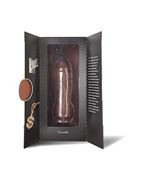 Коричневый фаллоимитатор Black Tie Affaire Donatello (17 см)