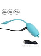 Голубой вибромассажер-яйцо Rechargeable Kegel Teaser
