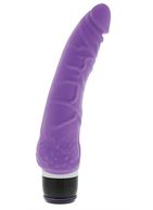 Фиолетовый вибратор-реалистик PURRFECT SILICONE CLASSIC 7.1 INCH (18 см)