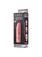 Фаллоудлинитель SUPER HERO Sex Machine - 15,5 см.