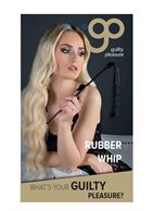 Чёрный стек с резиновой метелкой на конце Rubber Whip (48 см)