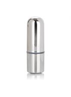 Серебристая перезаряжаемая вибропуля Rechargeable Mini Bullet