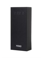 Фиолетовый вибратор Le Stelle - PERKS SERIES EX-1 с 2 сменными насадками