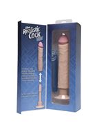 Телесный вибратор-реалистик The Realistic Cock Without Balls Vibrating 10” (29,2 см)