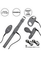 Серый вибронабор Silicone Remote Adventure Set