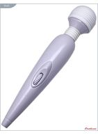 Белый вибромассажёр Mimi Magic Wand - 19,2 см.