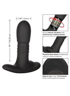 Черный массажер простаты Eclipse Beaded Probe (12,75 см)