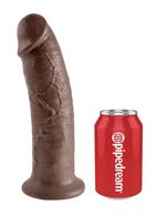 Коричневый фаллос-гигант 10" King Cock (25,4 см)