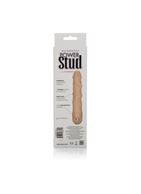 Реалистичный вибромассажер Waterproof Power Stud Rod - 22,8 см.