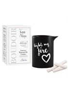 Массажная свеча с феромонами Love In Luxury Seduced Pheromone Soy Massage Candle Black Lace - 154 мл.