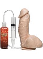 Фаллоимитатор с имитацией семяизвержения The Amazing Squirting Realistic Cock - 18,8 см.