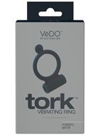 Чёрное виброкольцо VeDO Tork