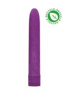 Фиолетовый эко вибратор Natural Pleasure (17,7 см)