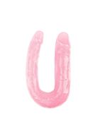 Розовый U-образный фаллоимитатор 13" Dildo (17 см)