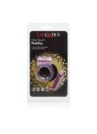 Фиолетовое эрекционное кольцо с вибрацией One Touch Nubby