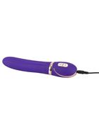 Фиолетовый вибромассажер для точки G Glam Up Purple GR - 22 см.