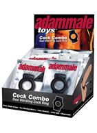 Эрекционное кольцо Cock Combo с вибрацией 