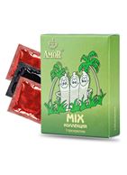 Микс-набор презервативов AMOR Mix - Яркая линия (3 шт)