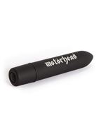 Чёрная вибропуля с надписью Motorhead Ace of Spades 10 Function Bullet Vibrator