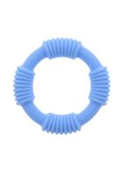 Голубое эрекционное кольцо PLAY CANDI COTTON POP BLUE