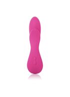 Розовый перезаряжаемый вибратор со стимуляцией клитора Silhouette S17