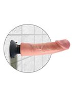 Большой реалистичный вибромассажер на присоске 9" Vibrating Cock (24,8 см)