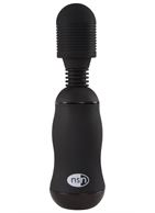 Чёрный вибромассажёр для эрогенных зон BoomBoom Power Wand (18 см)