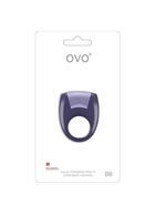 Эрекционное кольцо ежевичное с вибрацией OVO B8