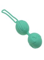 Зелёные вагинальные шарики Geisha Lastic Ball S