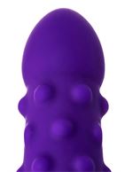 Фиолетовый вибратор с шишечками (17 см)