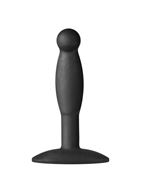 Черная анальная пробка Platinum Premium Silicone - The Minis - Smooth Small - Black S