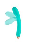 Зеленый гибкий вибратор Cloud 9 G-Spot Slim Flexible Vibrator (16 см)