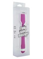 Лиловый массажер FUNKY WAND MASSAGER - 20 см.