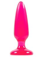 Малая розовая анальная пробка Jelly Rancher Pleasure Plug Small (10,2 см)