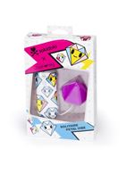 Фиолетовый клиторальный стимулятор-бриллиант SILICONE PURPLE DIAMOND CLITORAL VIBRATOR