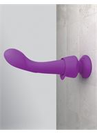 Фиолетовый вибромассажер Wall Banger G (19,3 см)