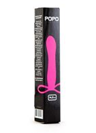 Розовая насадка на пенис POPO Pleasure для анальной стимуляции - 14,5 см.