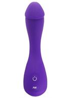 Фиолетовый вибратор Devil Dick (16 см)