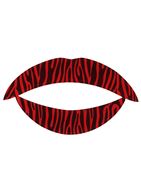 Lip Tattoo Тигровый красный