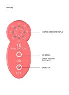 Розовый универсальный массажер Silicone Massage Wand (20 см)