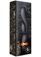 Черный вибратор кролик Regala Rabbit (22,5 см)
