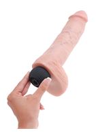 Фаллоимитатор King Cock 10 Squirting Cock с эффектом эякуляции (25,4 см)
