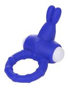 Фиолетовое виброкольцо с зайчиком для клиторального массажа Power Rabbit Clit Cockring