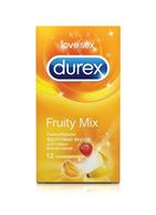 Презервативы с фруктовыми вкусами Durex Fruity Mix (12 шт)