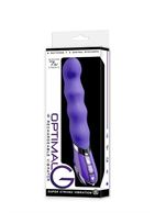 Фиолетовый стимулятор G-точки OPTIMAL G 7.5INCH RECHARGEABLE VIBRATOR - 20,3 см.