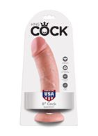 Реалистичный фаллоимитатор 8" King Cock на присоске (20,3 см)